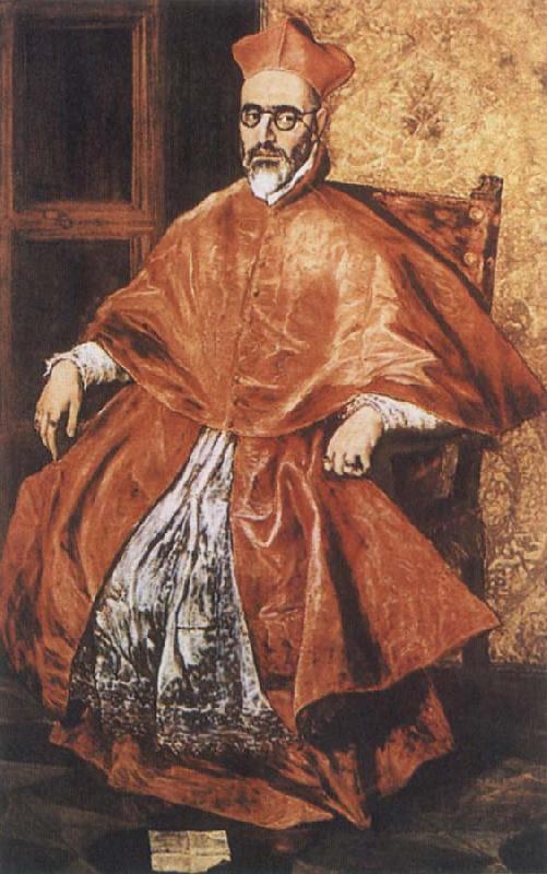 El Greco Portrait of a Cardinal oil painting picture